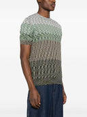 Missoni Tie Dye Print Cotton T -skjorte