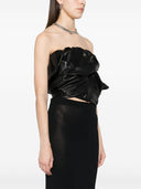 Rick Owens Draped Leather Bustier