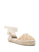Manebi Flat Valenciana Zig Zag Raffia Espadrilles