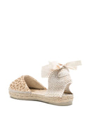 Manebi Flat Valenciana Zig Zag Raffia Espadrilles
