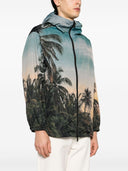 Emporio Armani Printed Nylon Blouson Jacket