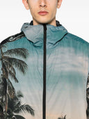 Emporio Armani Printed Nylon Blouson Jacket