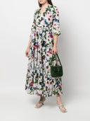 Samantha Sung Floral Print Long Dress