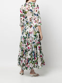 Samantha Sung Floral Print Long Dress