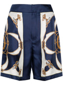 Bally Printed Silk Trousers