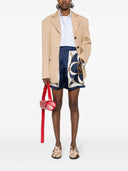 Bally Printed Silk Trousers