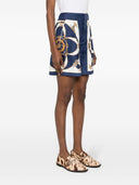 Bally Printed Silk Trousers