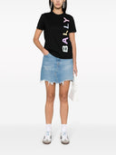Bally Logo Organic Cotton T Shirt