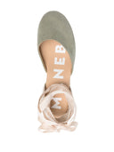 Manebi Hamptons Suede Low Wedge Espadrilles