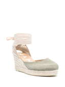 Manebi Hamptons Suede Low Wedge Espadrilles