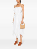 Manebi Halfomoon Raffia Handbag