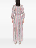 Missoni锯齿形图案长-Kaftan