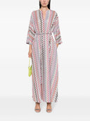 Missoni锯齿形图案长-Kaftan