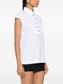 Dolce & Gabbana Sleeveless Cotton Shirt Top