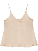 Top de slend de seda de semicoutura Hanna Silk