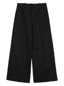 Semicouture Holly Wide Leg Cotton Trousers