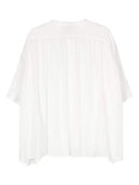 Semicouture Crystin Cotton And Silk Blend Shirt