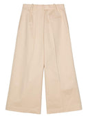 Semicouture Holly Wide Leg Cotton Trousers