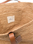Manebi Basket Raffia Tote Bag