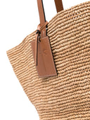 Manebi Basket Raffia Tote Bag