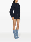 Das Attico Fleece Mini -Kleid