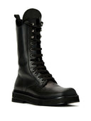 The Attico Robin Leather Biker Boots