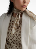 Brunello Cucinelli Silk Impreso Foulard