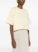 Bottega Veneta Cotton Cropped T Shirt
