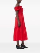 Ganni Cotton Long Dress