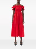 Ganni Cotton Long Dress