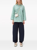 Ganni Stripe Cotton Shirt