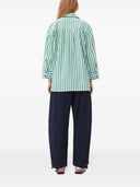 Ganni Stripe Cotton Shirt