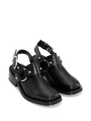 Ganni Biker Slingback Mule