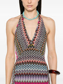 Missoni Zigzag Pattern Long Dress
