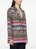 Missoni Zigzag Pattern Double Breasted Blazer