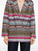 Missoni Zigzag Pattern Double Breasted Blazer