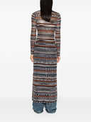 Missoni Zigzag Pattern Long Cardigan