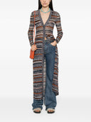 Missoni Zigzag Pattern Long Cardigan