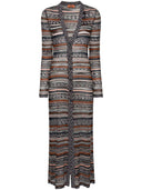 Missoni Zigzag Pattern Long Cardigan