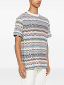 Missoni Zigzag Pattern Cotton T 셔츠