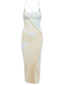 Loewe Paula's Ibiza Cotton Blend Strappy Midi Dress