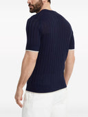 Brunello Cucinelli Linen And Cotton Short Sleeves Sweater