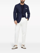 Brunello Cucinelli Linen And Cotton Short Sleeves Sweater