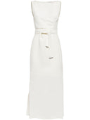 Vestido largo de lino Brunello Cucinelli