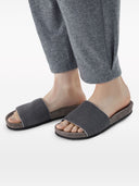 Brunello Cucinelli Suede Slides
