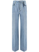 Bottega Veneta Wide Leg Denim Jeans
