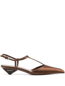 Prada Satin Slingback Pumps