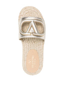 Valentino Garavani V Logo Cut Out Slides