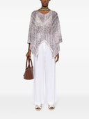 Missoni a zigzag pattern poncho