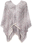 Missoni a zigzag pattern poncho